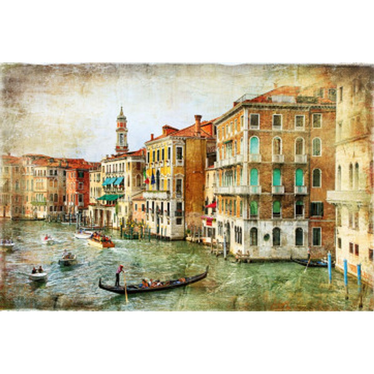 Fototapet - Vintage Romantic Venice