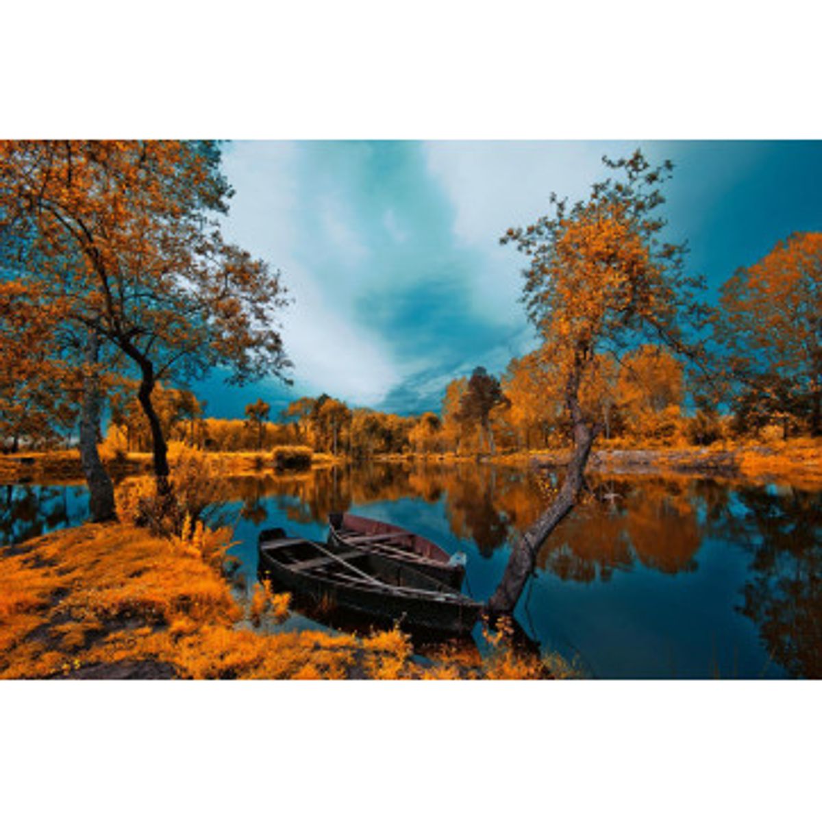 Fototapet - River In Autumn