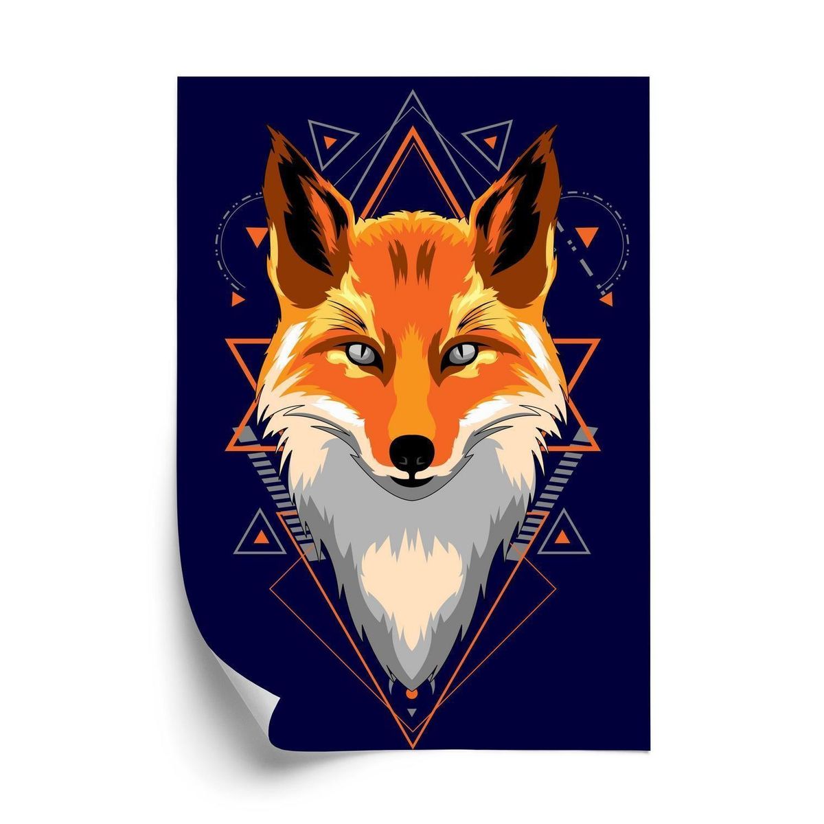 Plakat - Fox natural