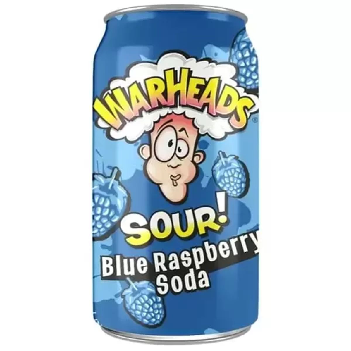 Warheads Sour Blue Raspberry Soda