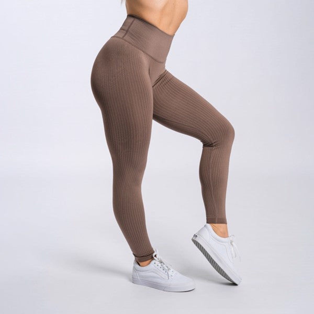 Seamless Ribbed High Waist Tights