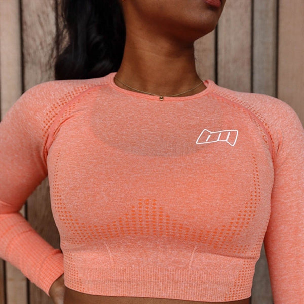 Seamless Long Sleeve Cropped Top