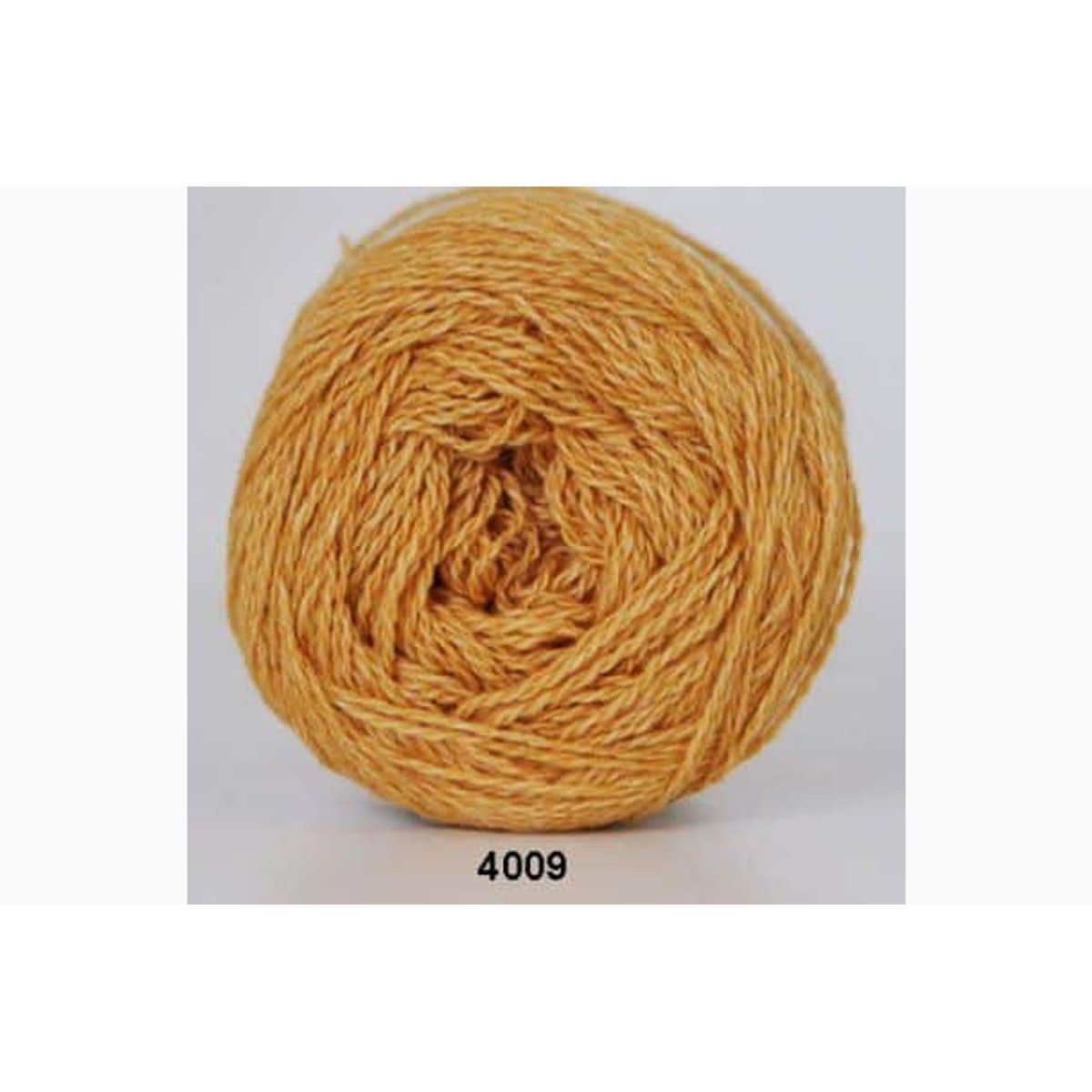 Organic 350 - wool cotton fra Hjertegarn i mange farver - Gots Certificeret - 4009 karrygul - 45% Bomuld, 55% Merinould