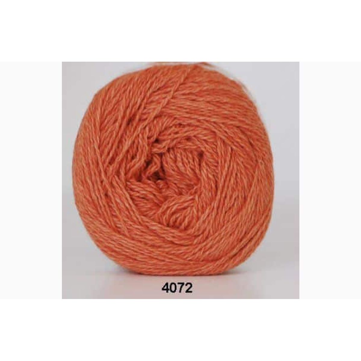 Organic 350 - wool cotton fra Hjertegarn i mange farver - Gots Certificeret - 4072 orange - 45% Bomuld, 55% Merinould