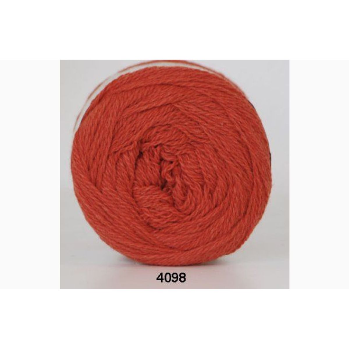 Organic 350 - wool cotton fra Hjertegarn i mange farver - Gots Certificeret - 4098 rust - 45% Bomuld, 55% Merinould