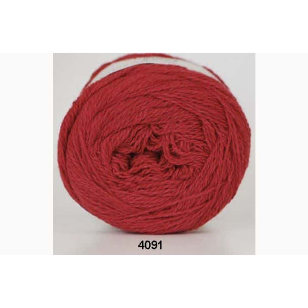 Organic 350 - wool cotton fra Hjertegarn i mange farver - Gots Certificeret - 4091 rød - 45% Bomuld, 55% Merinould