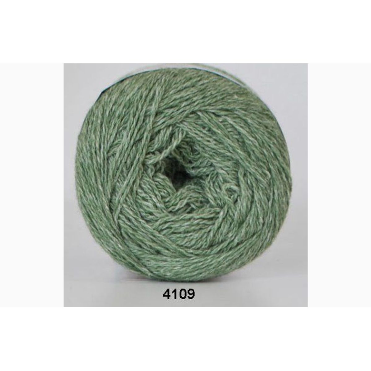 Organic 350 - wool cotton fra Hjertegarn i mange farver - Gots Certificeret - 4109 grøn - 45% Bomuld, 55% Merinould