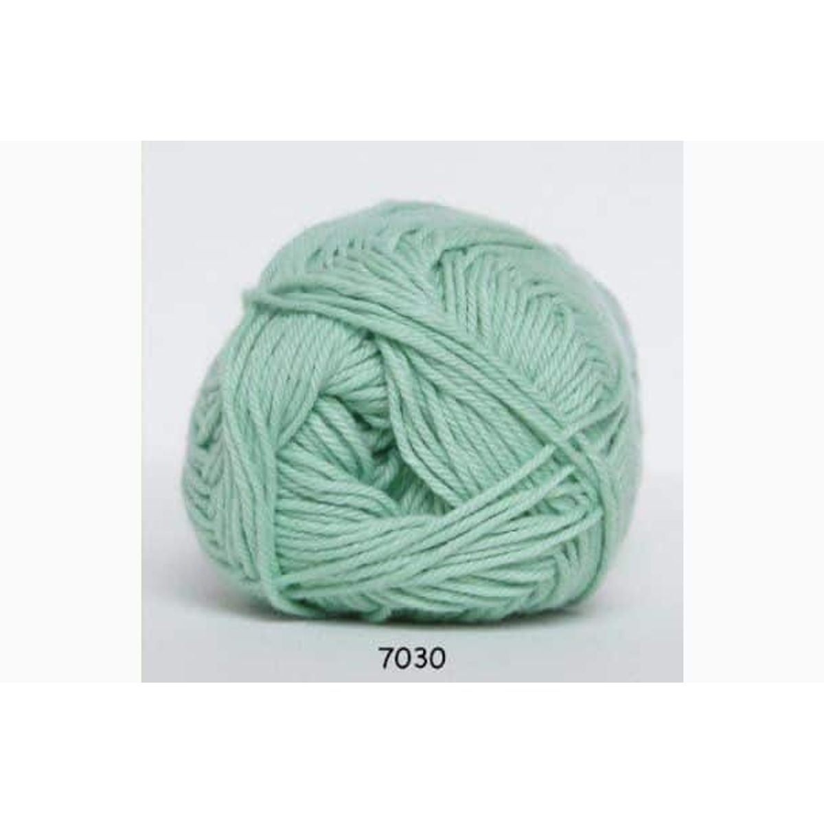 Cotton nr. 8 fra Hjertegarn i mange farver - 7030 mint - 100% Bomuld