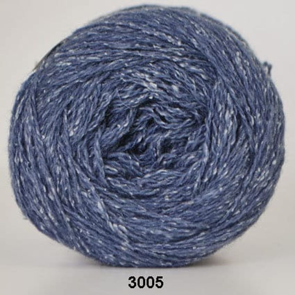 Wool Silk fra Hjertegarn i mange farver - Gots Certificeret - 3005 dueblå - 25% Silke, 75% Lammeuld