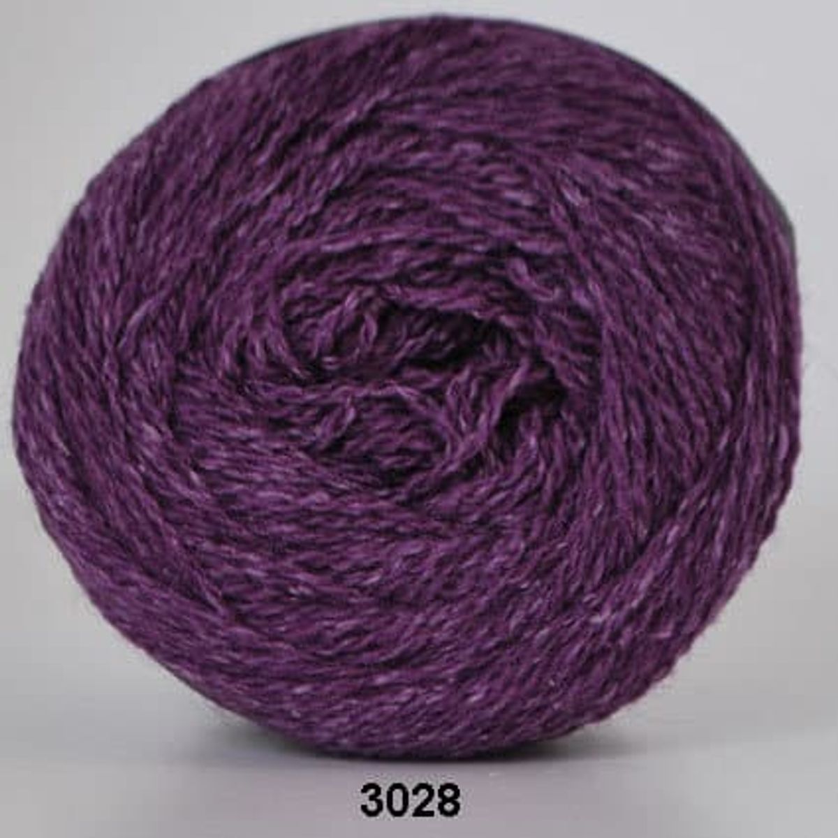 Wool Silk fra Hjertegarn i mange farver - Gots Certificeret - 3028 lilla - 25% Silke, 75% Lammeuld