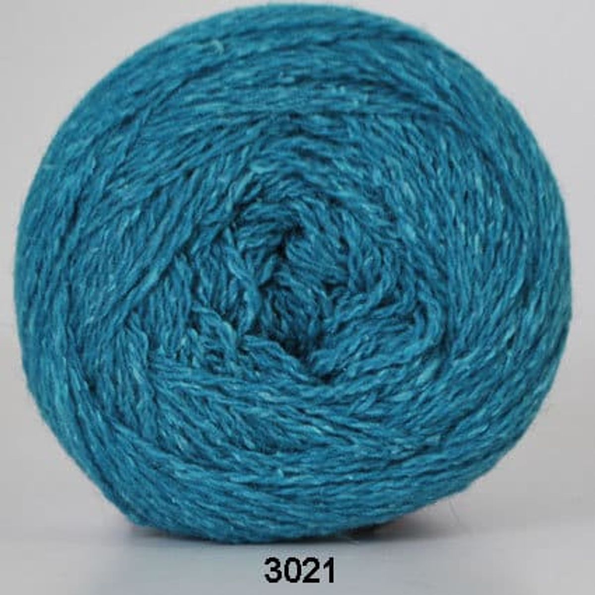 Wool Silk fra Hjertegarn i mange farver - Gots Certificeret - 3021 mørk turkis - 25% Silke, 75% Lammeuld