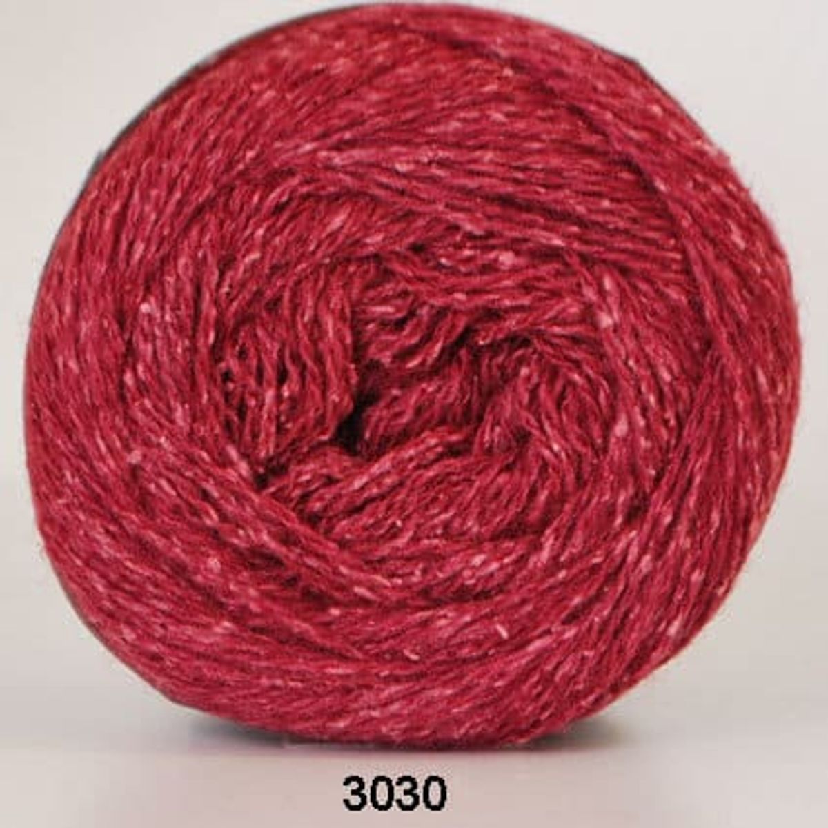 Wool Silk fra Hjertegarn i mange farver - Gots Certificeret - 3030 rød - 25% Silke, 75% Lammeuld