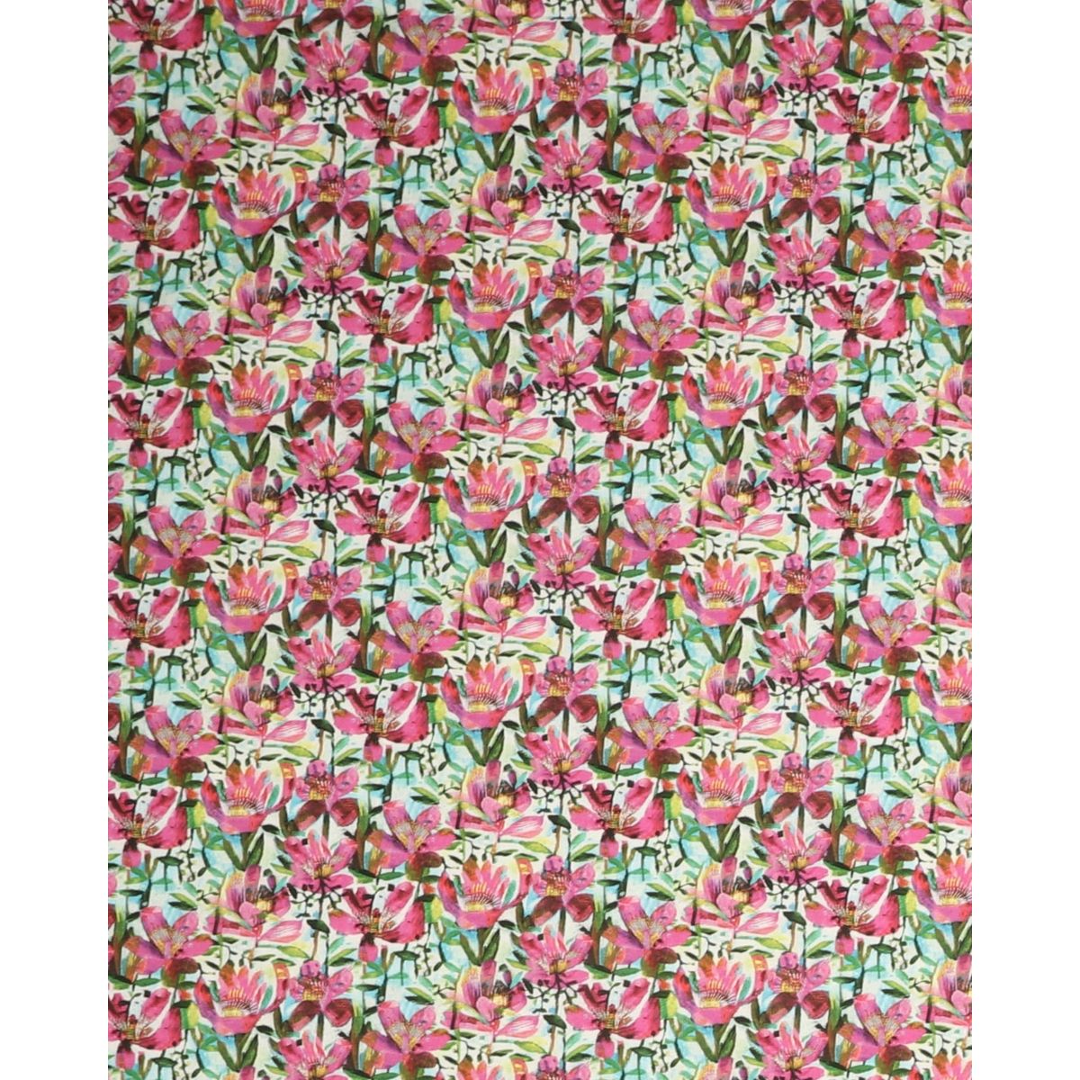 Alfie, Pink blomster- Patchwork - 100% Bomuld