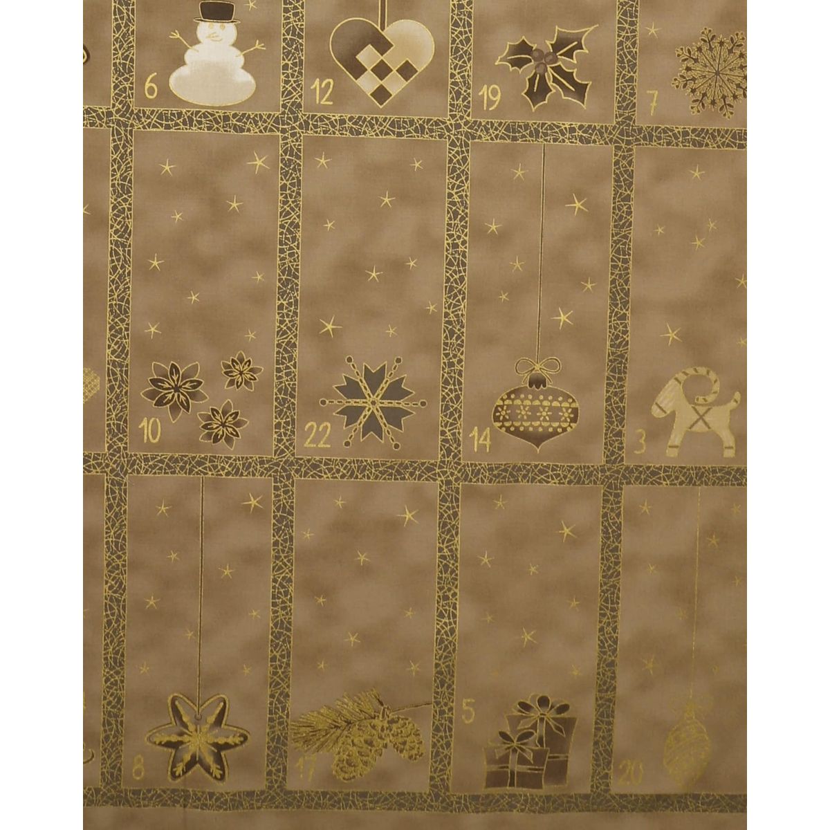 Christmas wonders julekalender - Patchwork rapport - 100% Bomuld