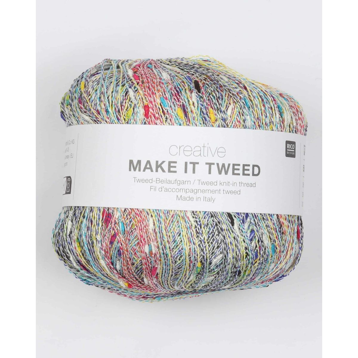 Make It Tweed fra Rico Design - 30% polyamid, 35% polyakryl, 35% viskose