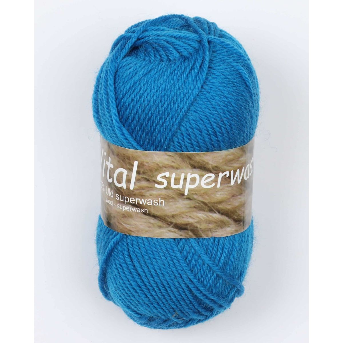 Vital fra Hjertegarn i mange farver - Superwash - 7159 mørk turkis - 100% Uld