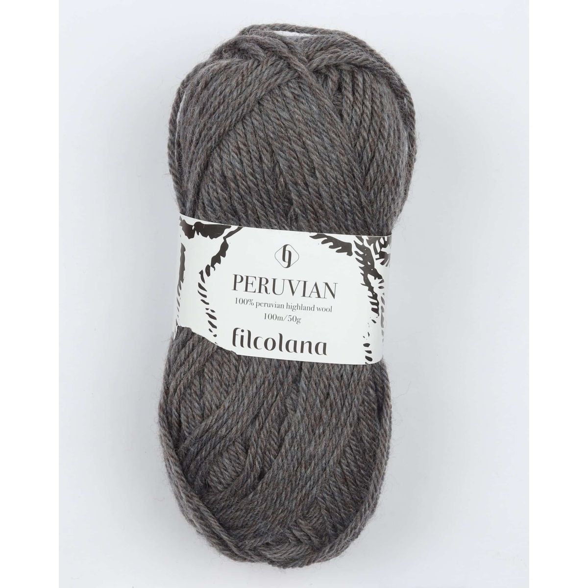 Peruvian Highland Wool fra Filcolana i mange farver - 833 grå - 100% Peruvian-highland-uld