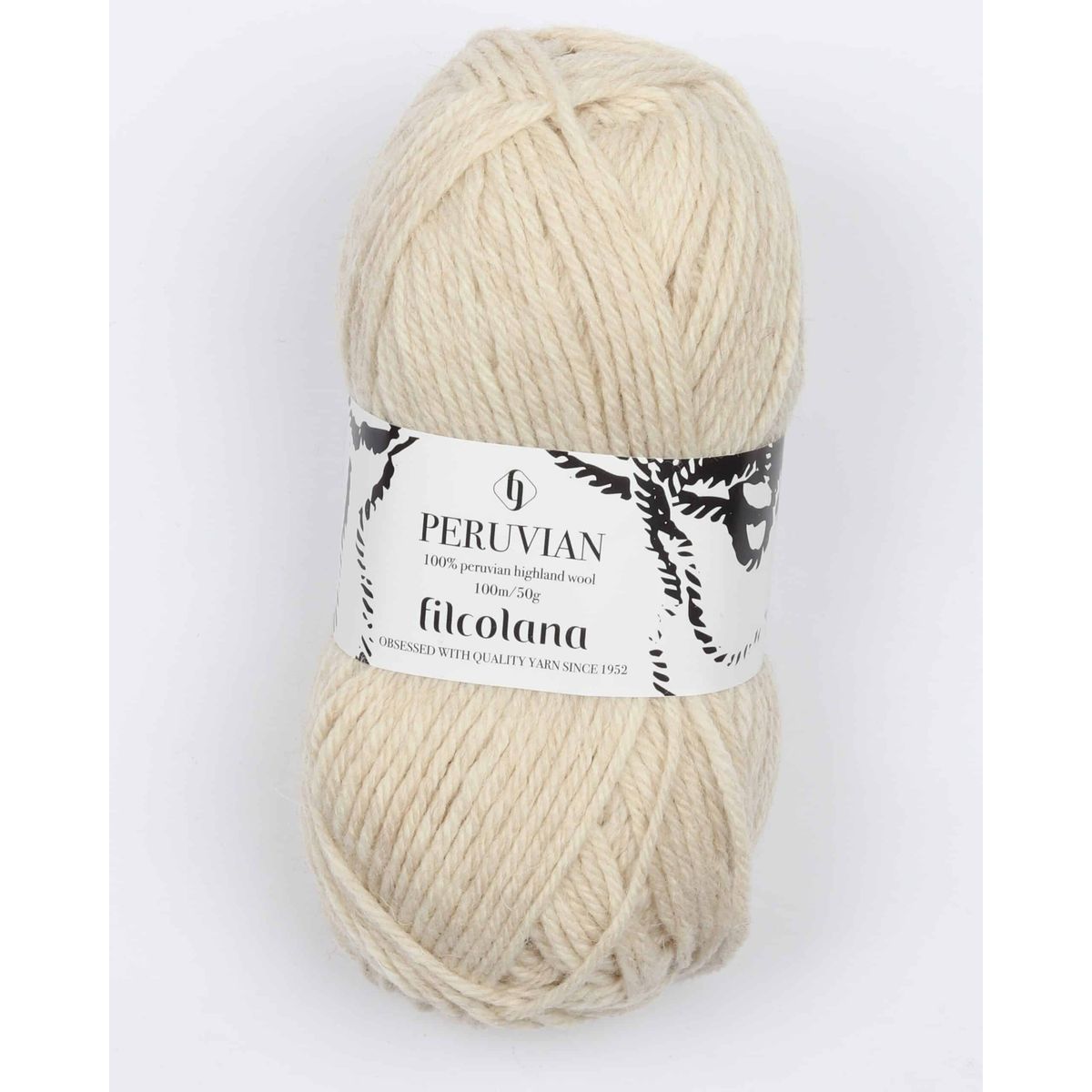 Peruvian Highland Wool fra Filcolana i mange farver - 977 marcipan - 100% Peruvian-highland-uld