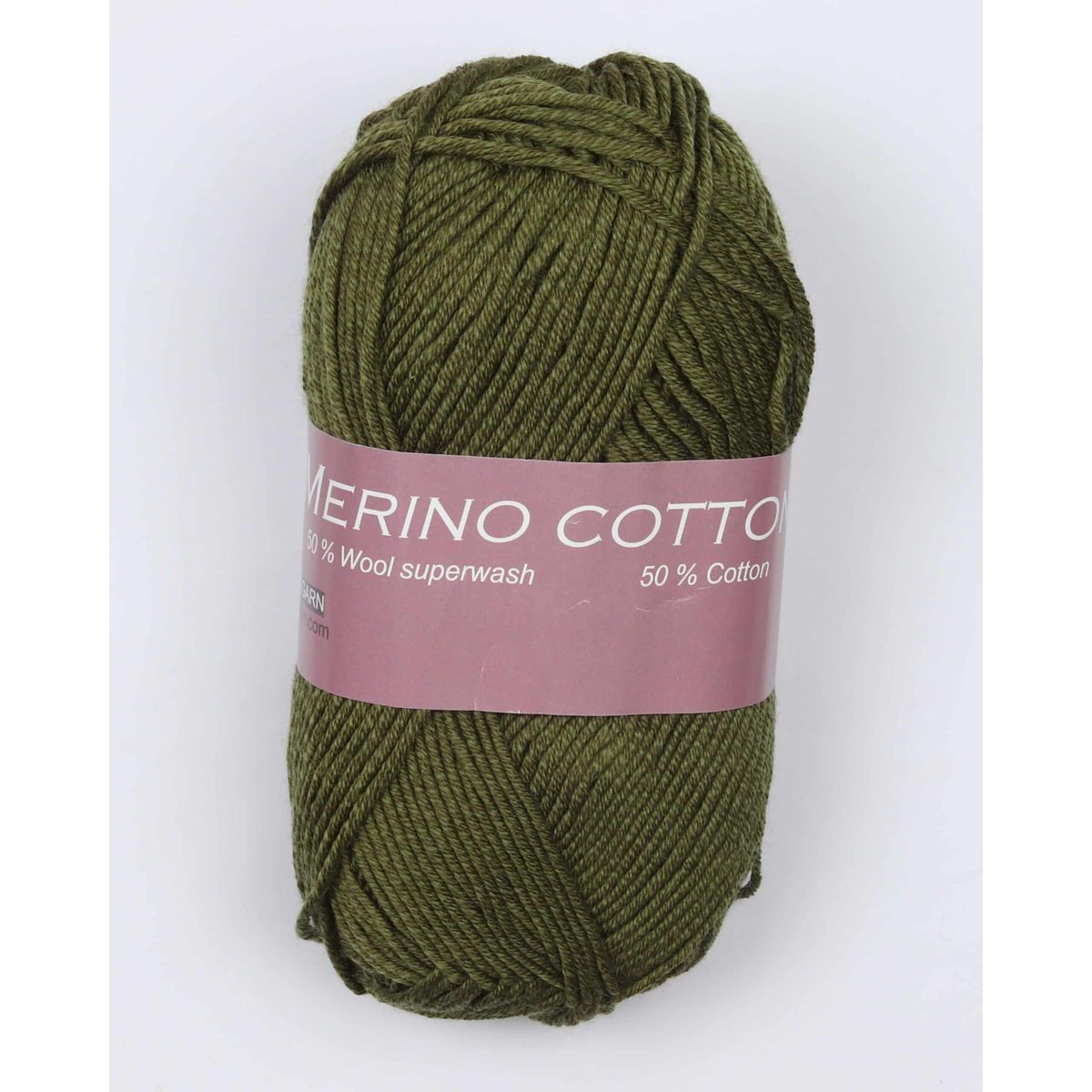 Merino cotton fra Hjertegarn i mange farver - 1285 grøn - 50% Bomuld, 50% Uld