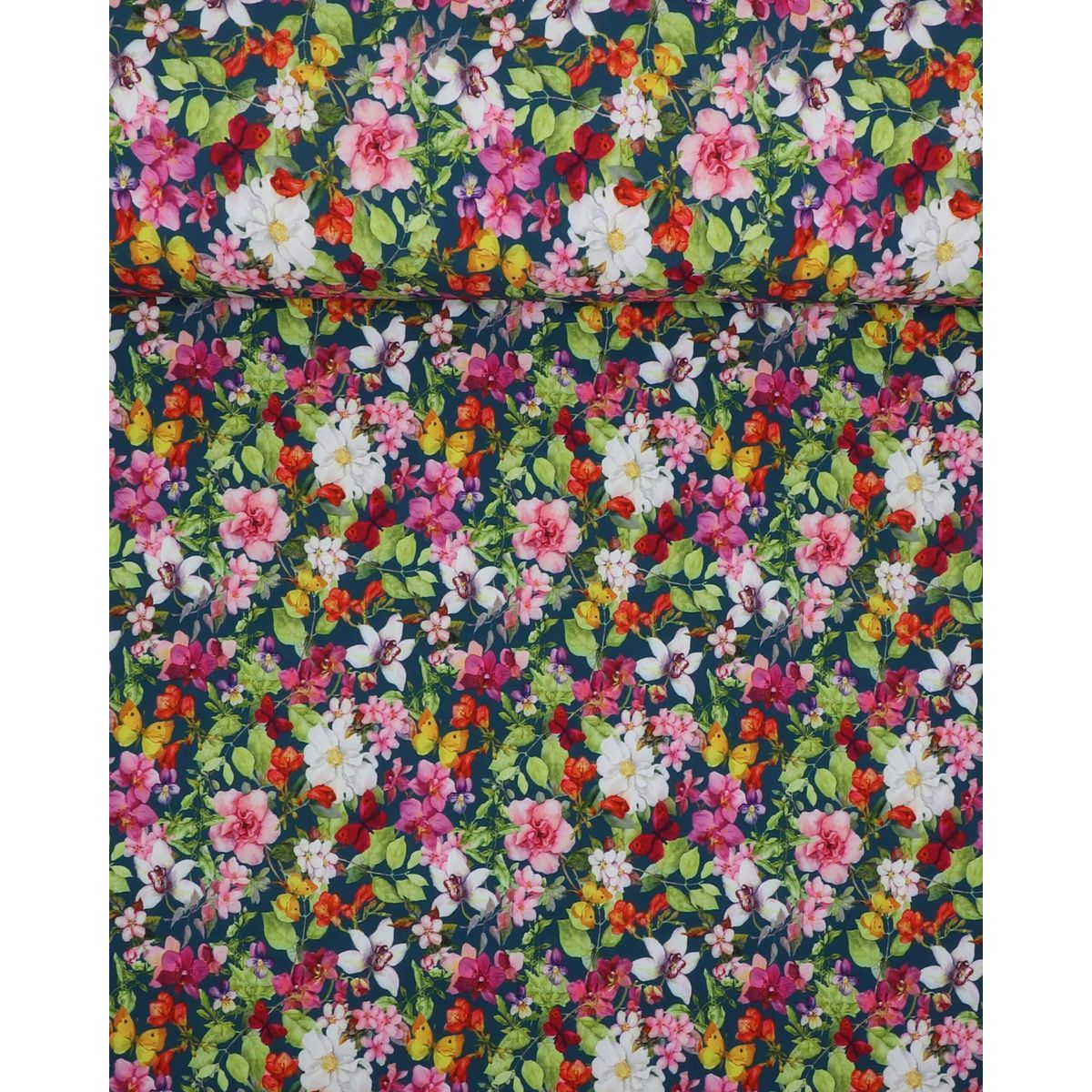 Blomster og sommerfugle - Softshell - 100% Polyester