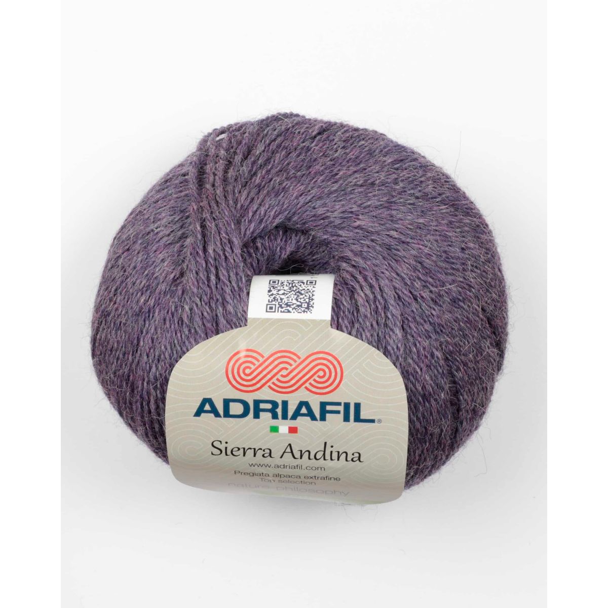 Sierra Andina fra Adriafil i flere farver - 20 Meleret lavendel - 100% Alpaka