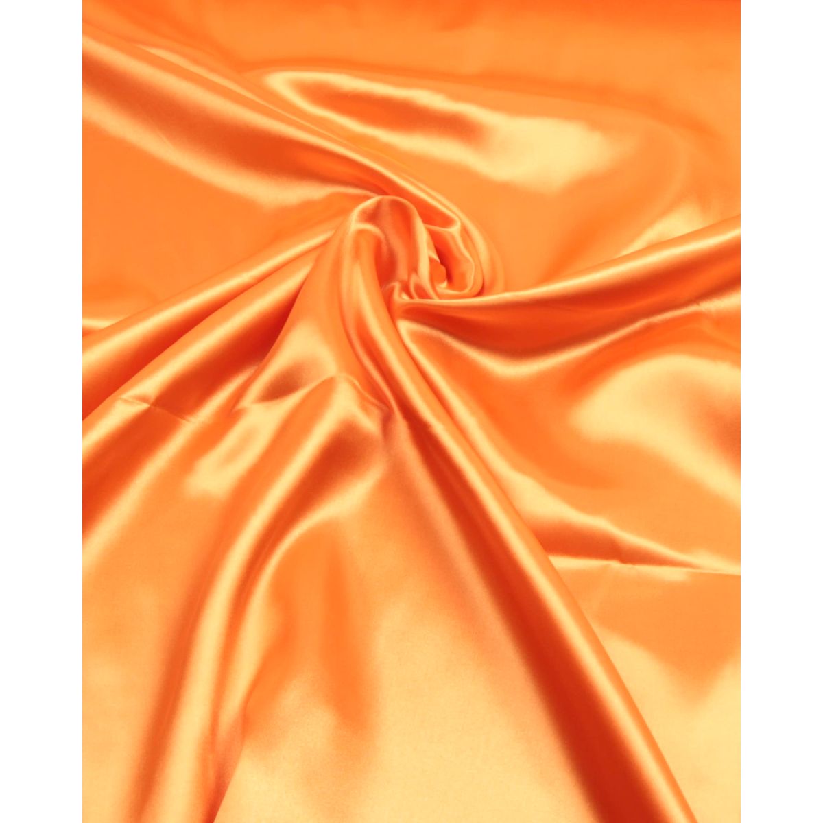 Orange - Satin - 100% Polyester