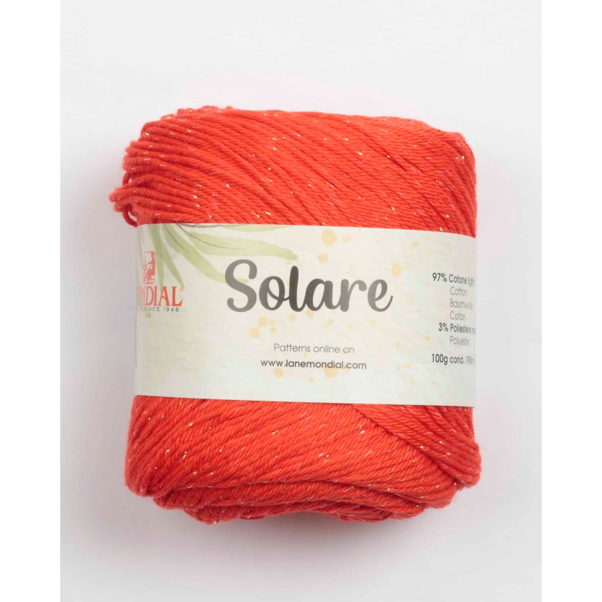 Solare fra Mondial i flere farver - 382 Mørk orange - 3% polyester, 97% Bomuld