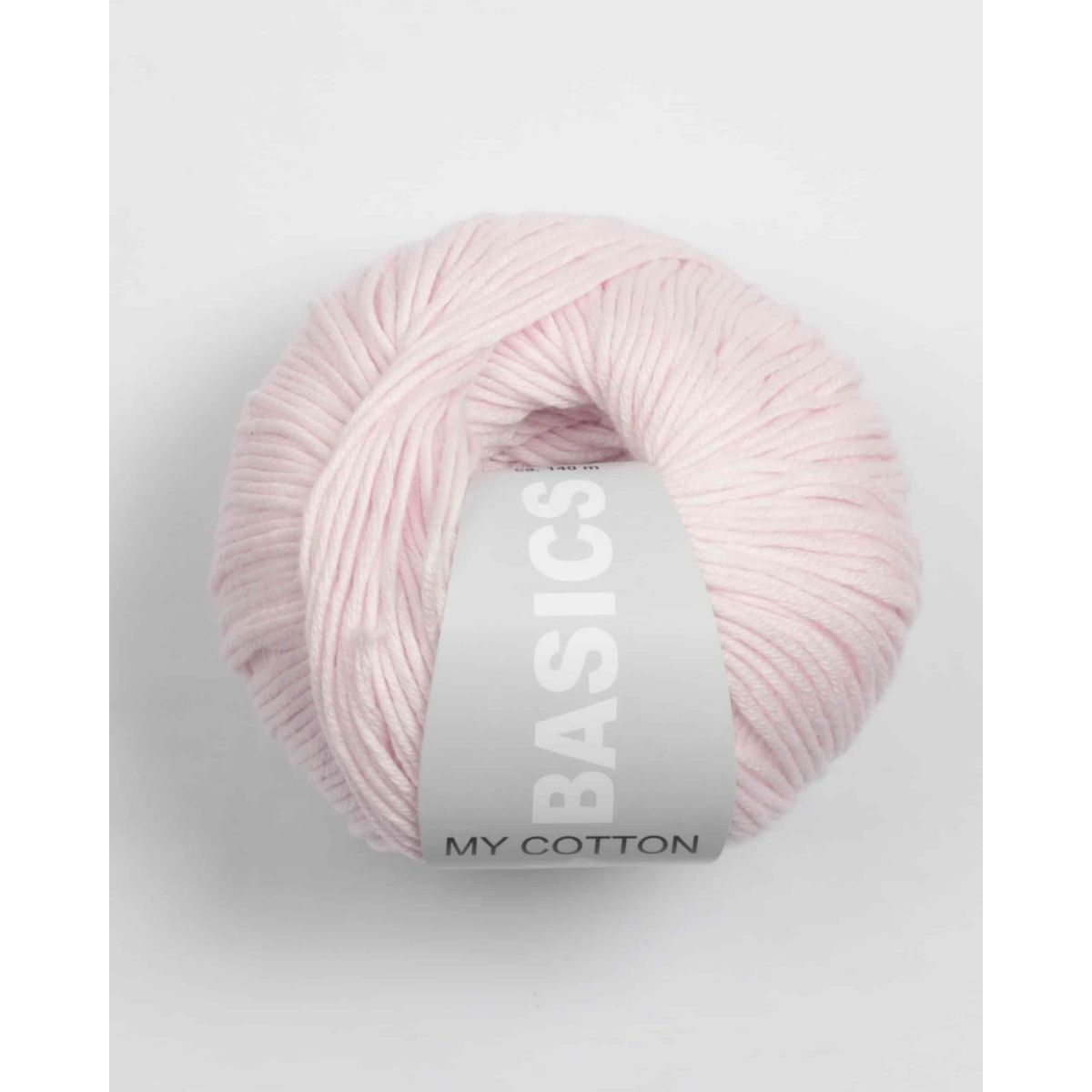 My Cotton Basics i flere farver - Lana Grossa - 07 Sart lyserød - 30% Polyacryl, 70% Bomuld