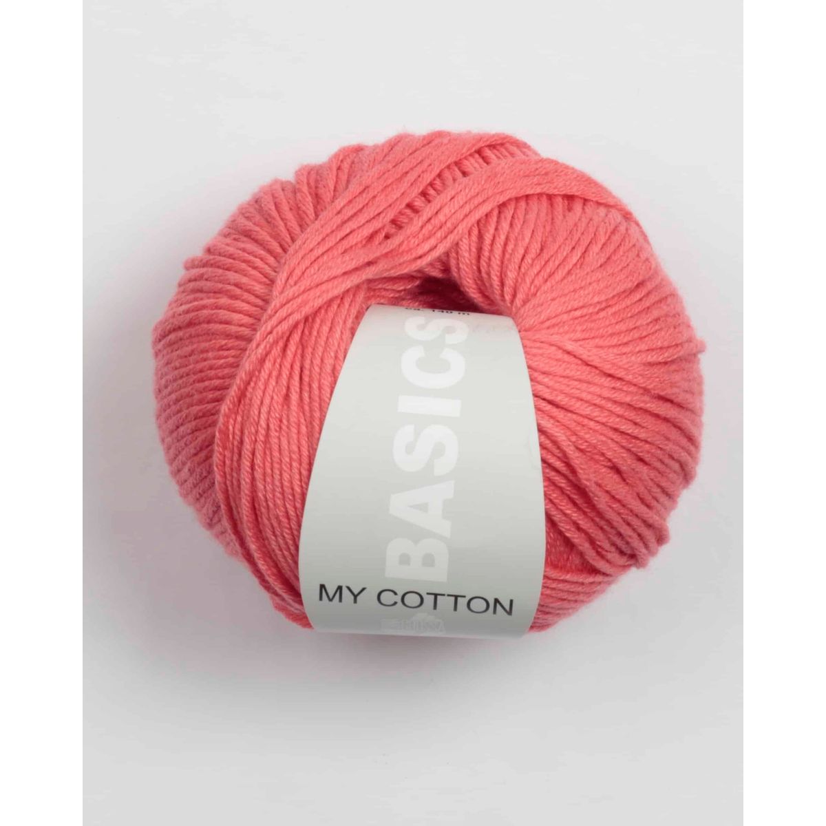 My Cotton Basics i flere farver - Lana Grossa - 20 Koral - 30% Polyacryl, 70% Bomuld