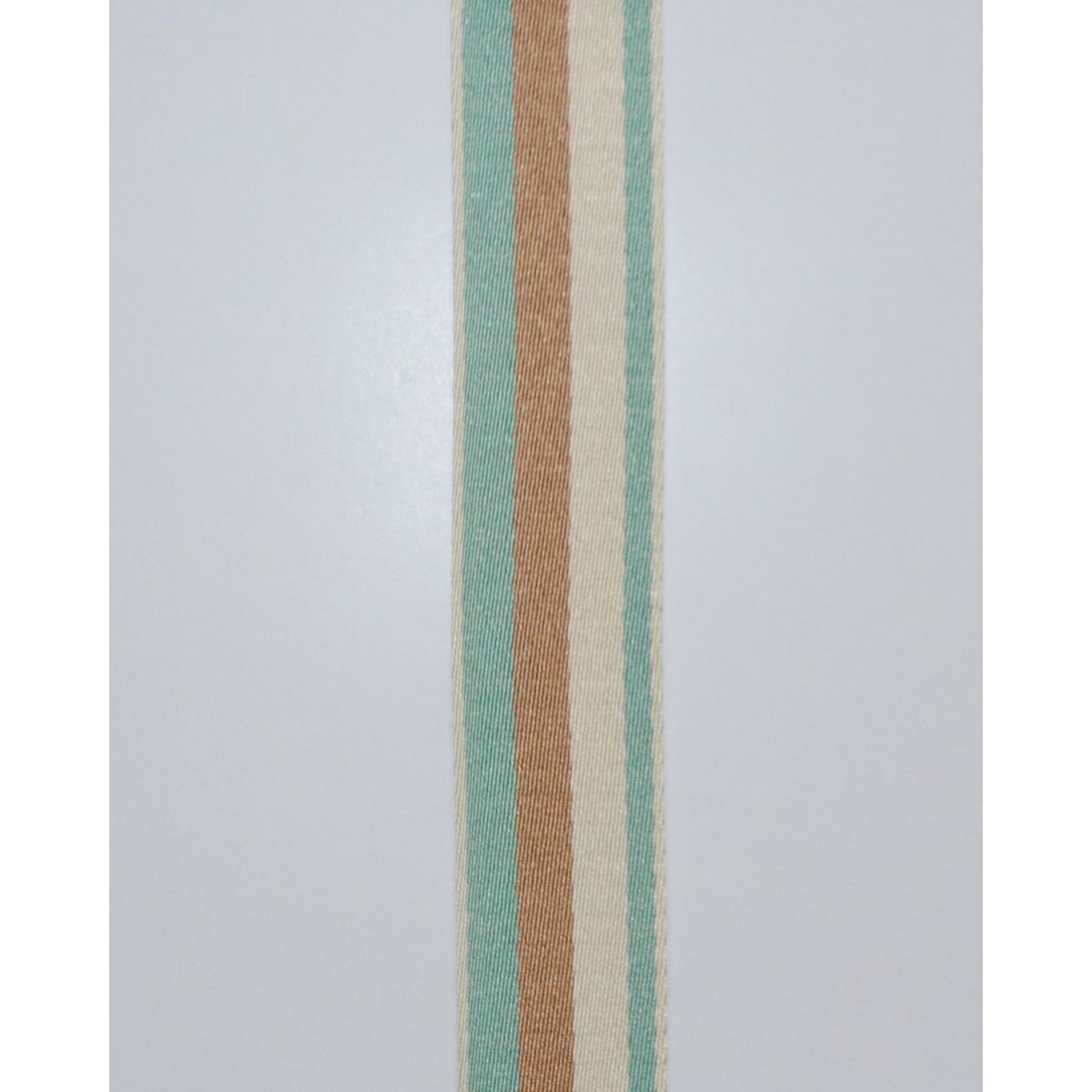 Beige/brun/mørk mint - Gjordbånd 40 mm - 100% Polyester