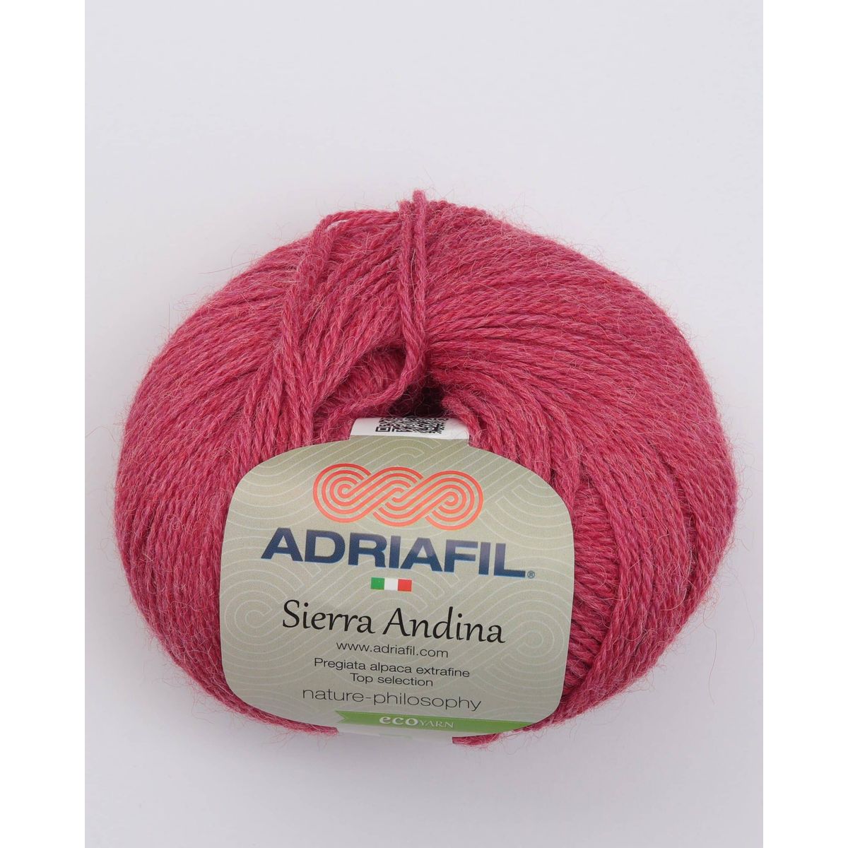 Sierra Andina fra Adriafil i flere farver - 28 Støvet cerise - 100% Alpaka