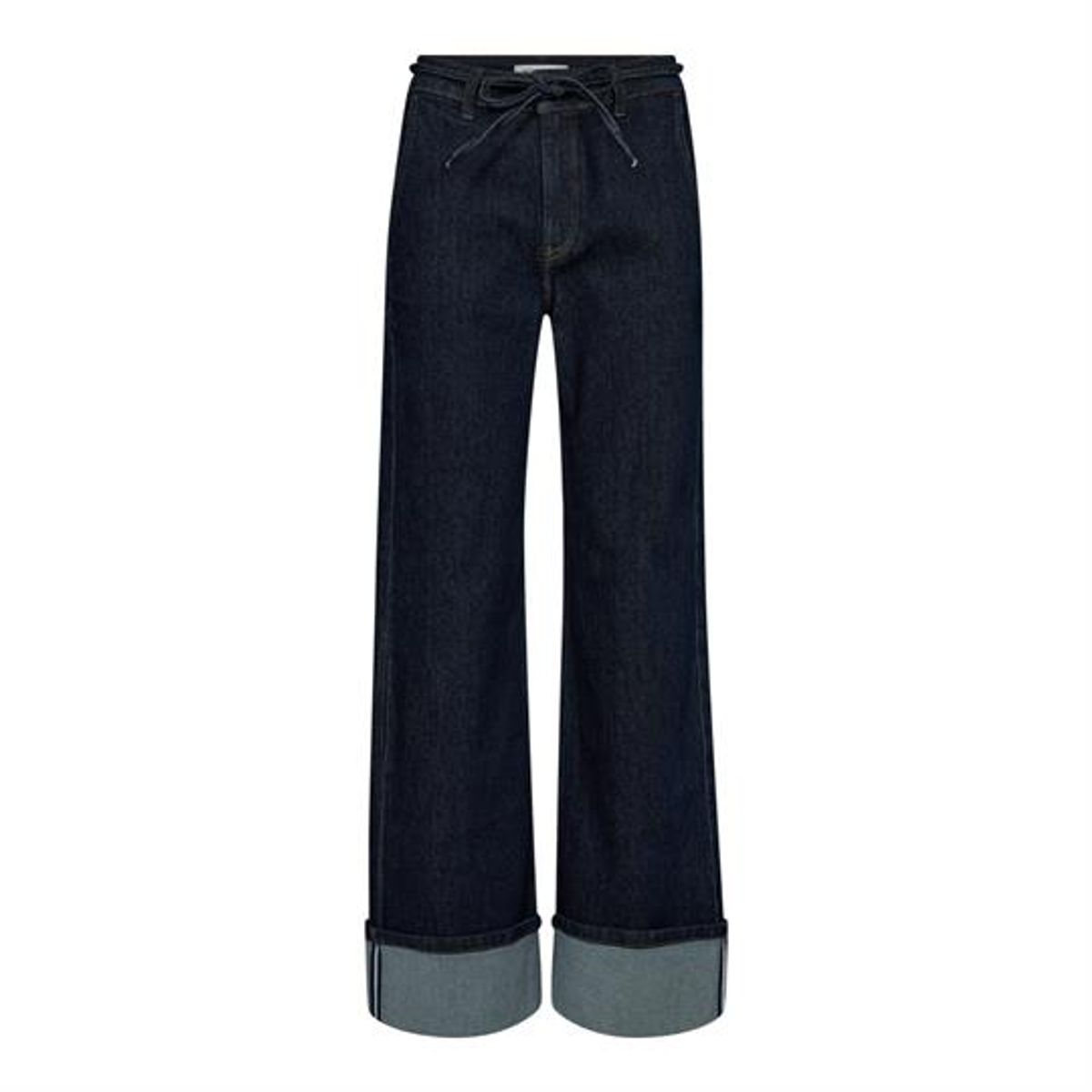 Co' Couture - Hubby Reverse Ankle Jeans - Dark Denim