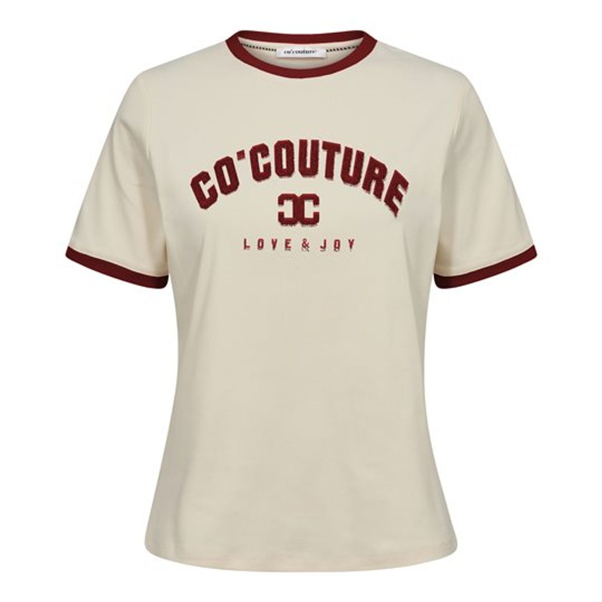 Co' Couture - Edge Tee - Burgundy