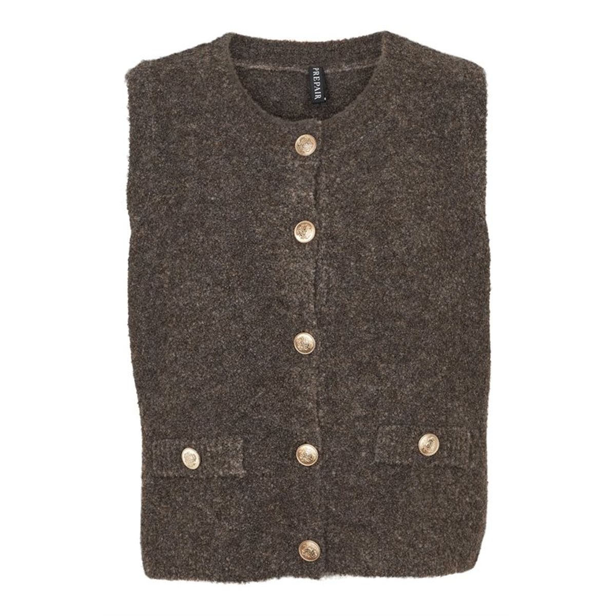 Prepair - Elva Knit Vest - Brown