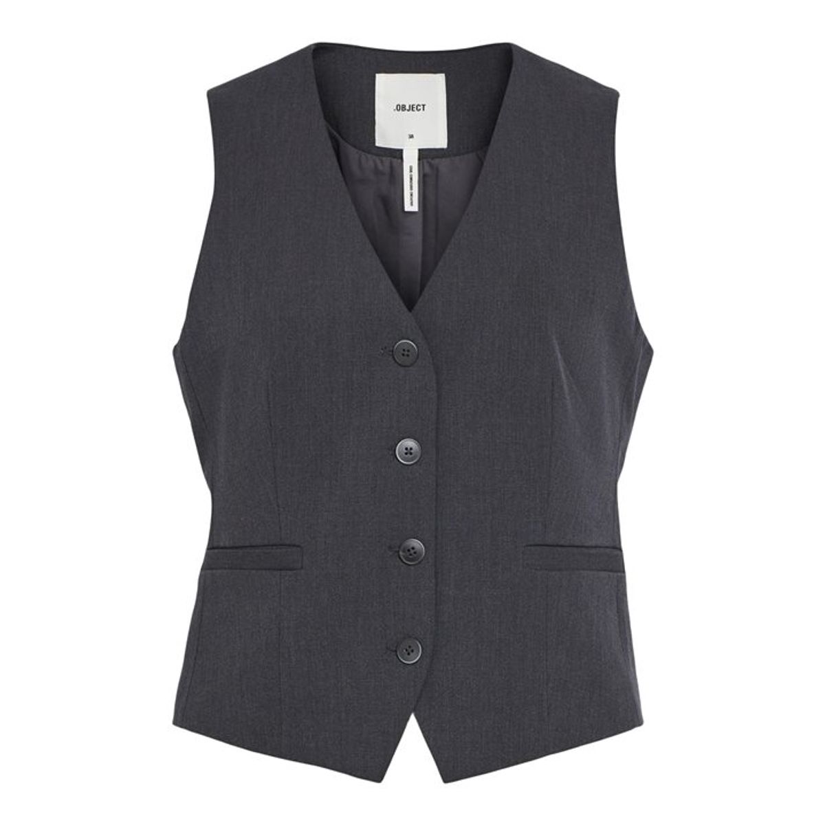 Object - Ida Waistcoat - Mørkegrå