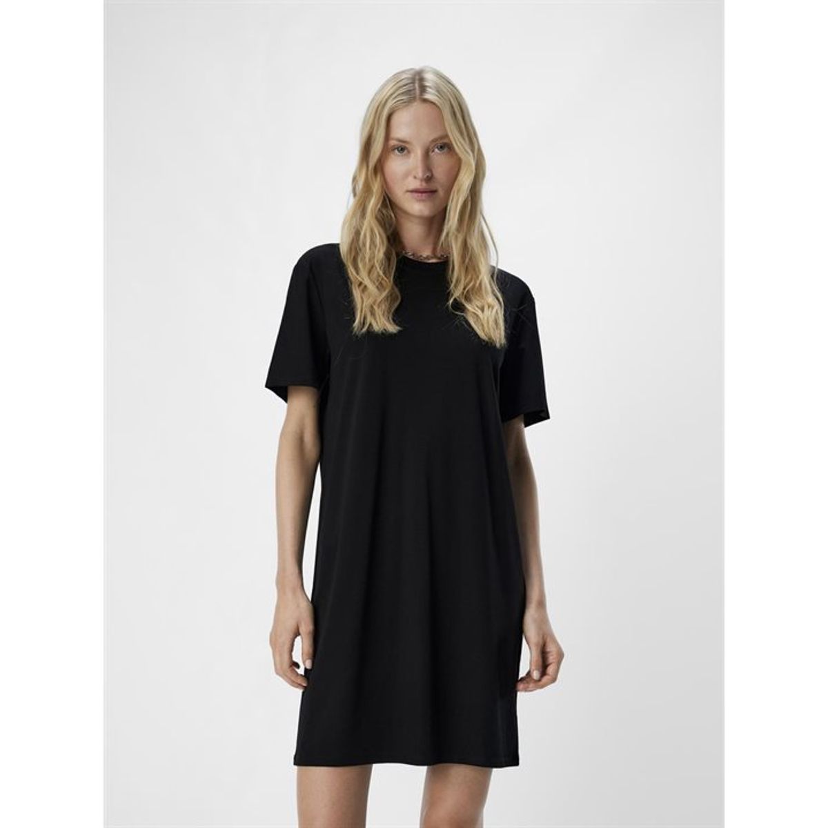 Object - Caroline SS T-Shirt Dress - Sort