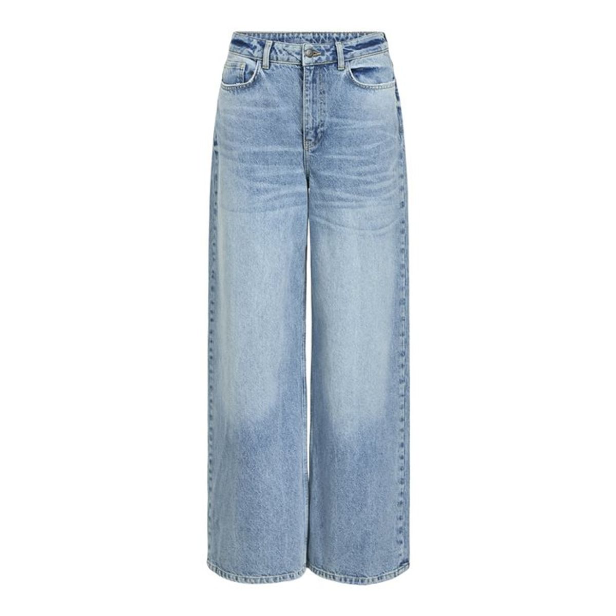 Object - Nia Beate HW Jeans - Medium Blue Denim