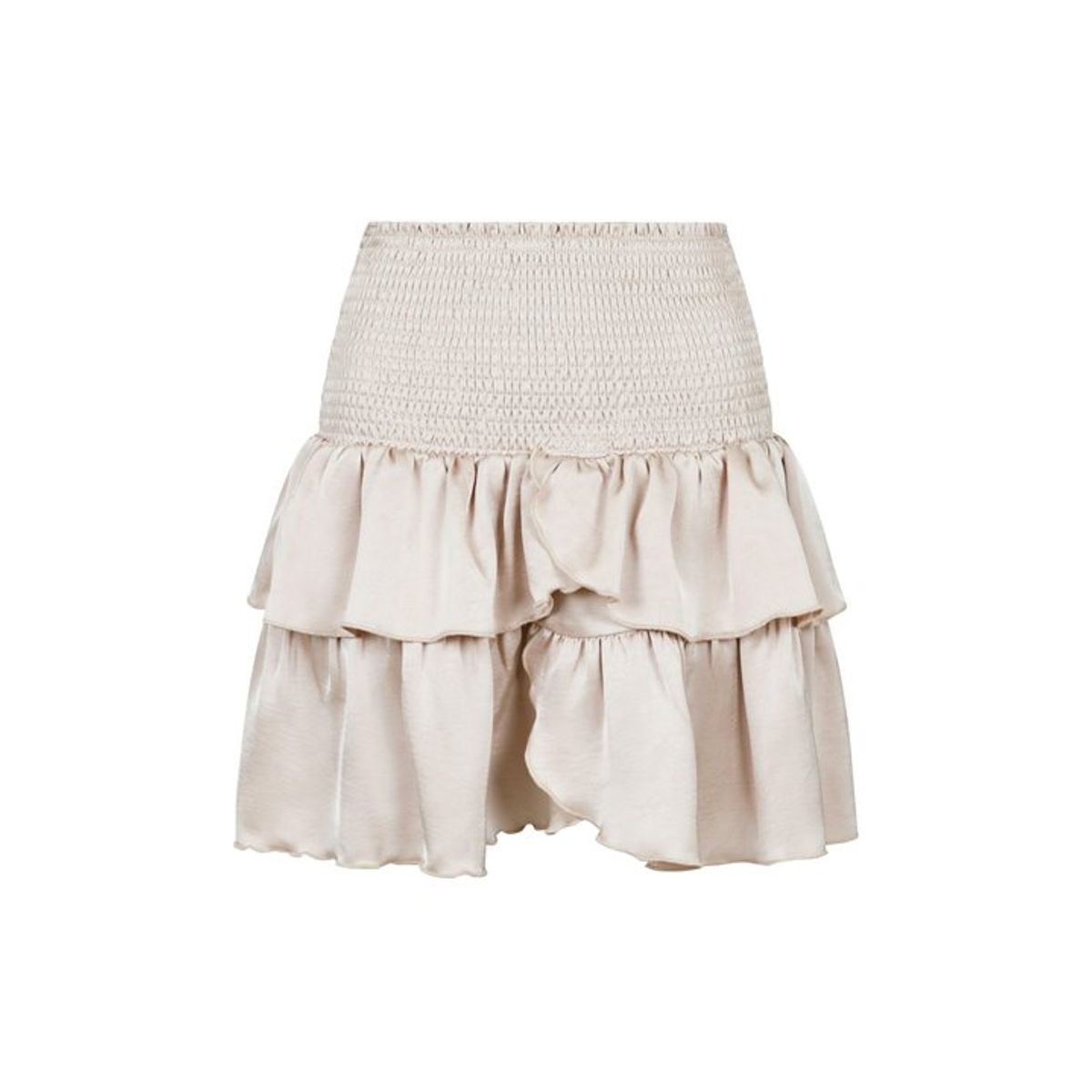 Neo Noir - Carin Heavy Sateen Skirt - Champagne