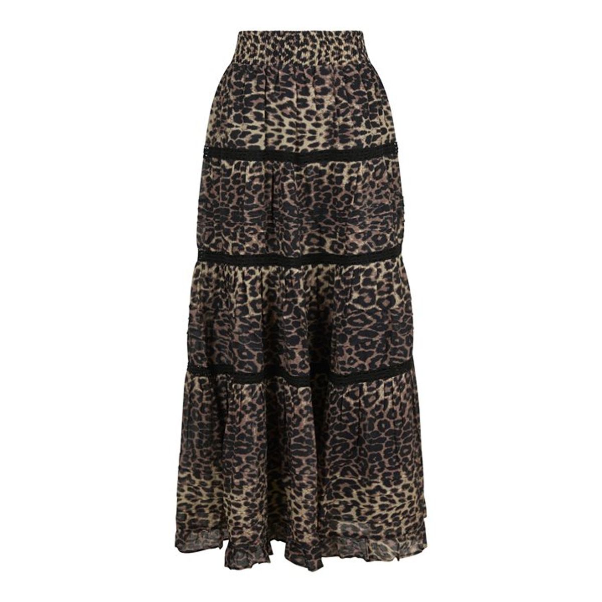 Neo Noir - Felicia Leo Voile Skirt - Leopard