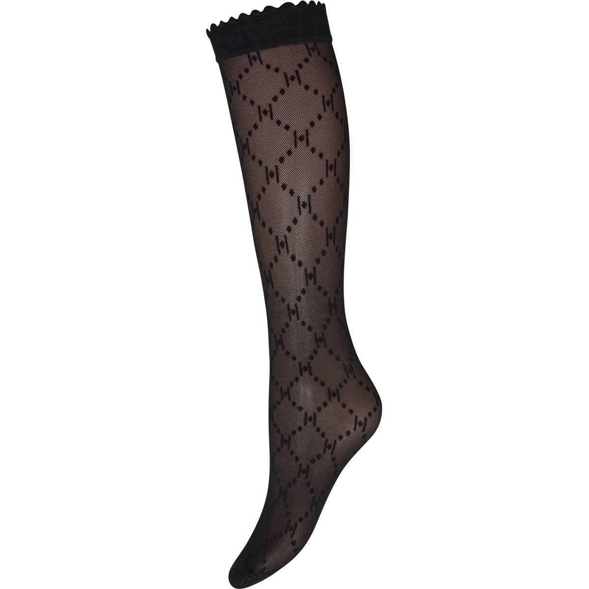 Hype The Detail - Knee High Logo Socks - Black