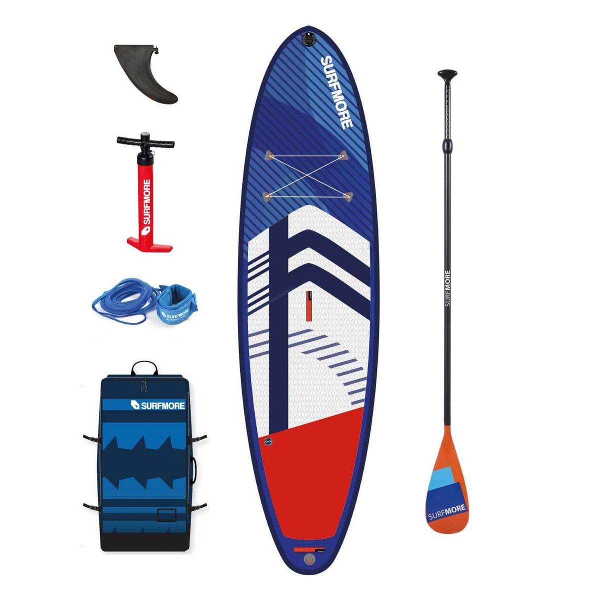 SURFMORE Allround 11'2 x 33 SUP Board - Blå