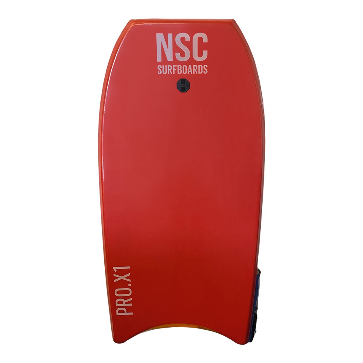 NSC Bodyboard PRO X1 Inkl. Leash - Rød