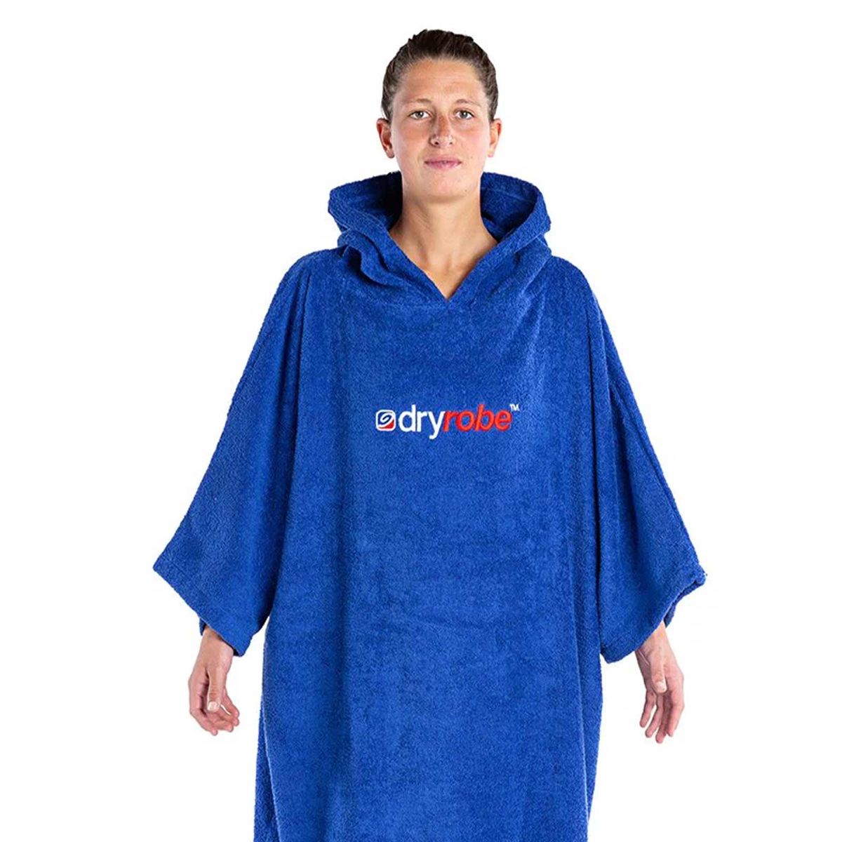 dryrobe ® Badeponcho i økologisk bomuld - Royal Blue