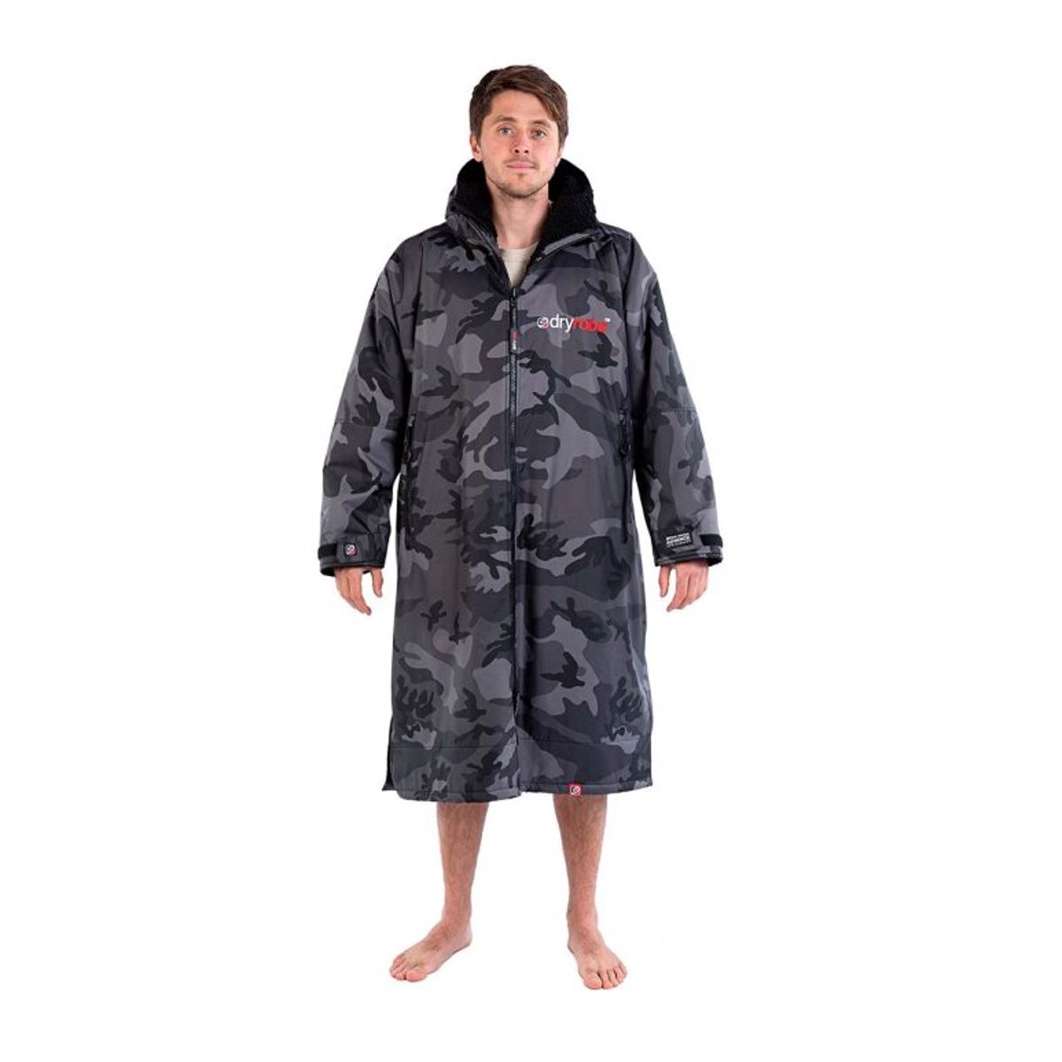 dryrobe Advance Long Sleeve V3 - Camo/Sort