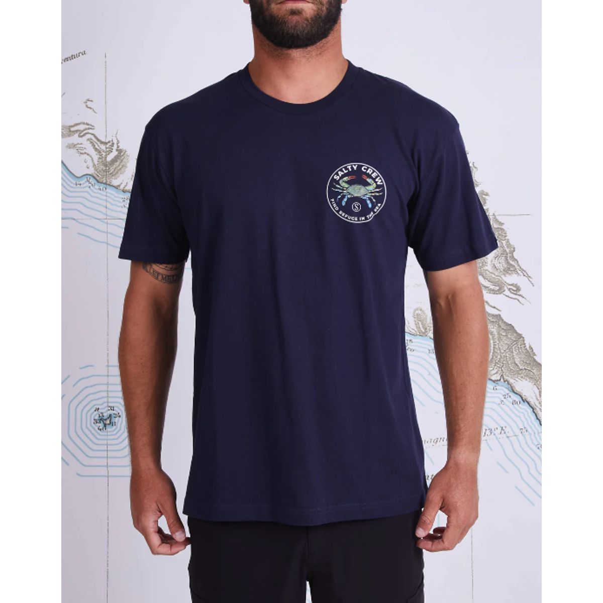 Salty Crew Blue Crabber Premium S/S Tee - Navy