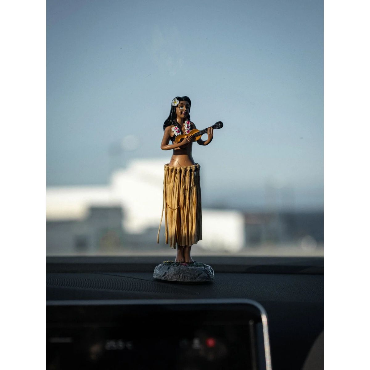 Devoted Hawaiian Hula Dashboard Girl