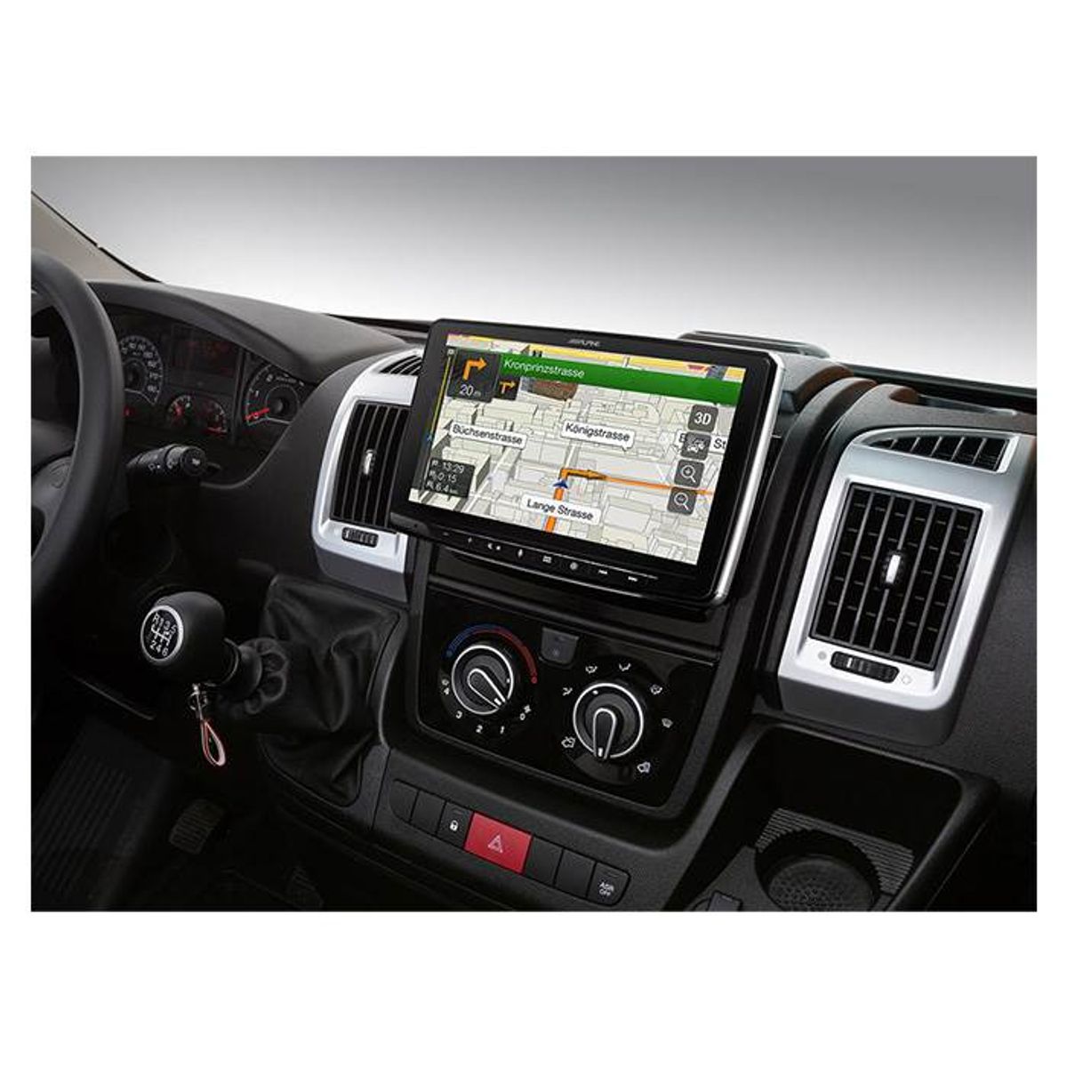 Alpine INE-F904DU HALO9 navigation bundle til Fiat Ducato 3