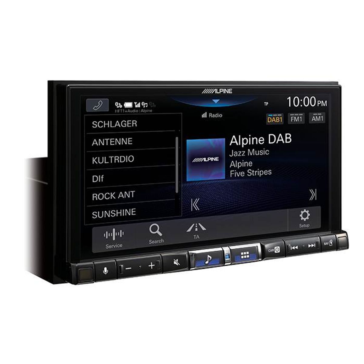 Alpine ILX-705D trådløs Appel Carplay 2-DIN 7"