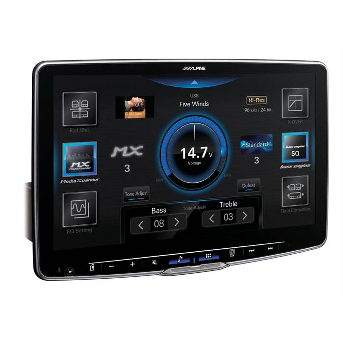 Alpine HALO11 ILXF115D Appel Carplay, Android