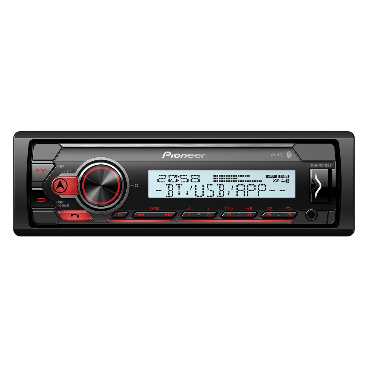 Pioneer Mvh-MS410BT - Enkelt DIN Marineradio